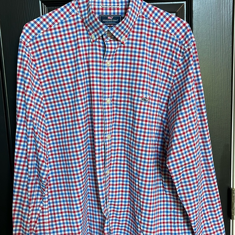 Vineyard Vines Plaid button up